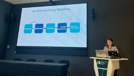 MR speaking at Workshop 4 on web archiving